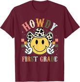1st Grade Teacher Rodeo Country Western Howdy First Grade Men Women Kids