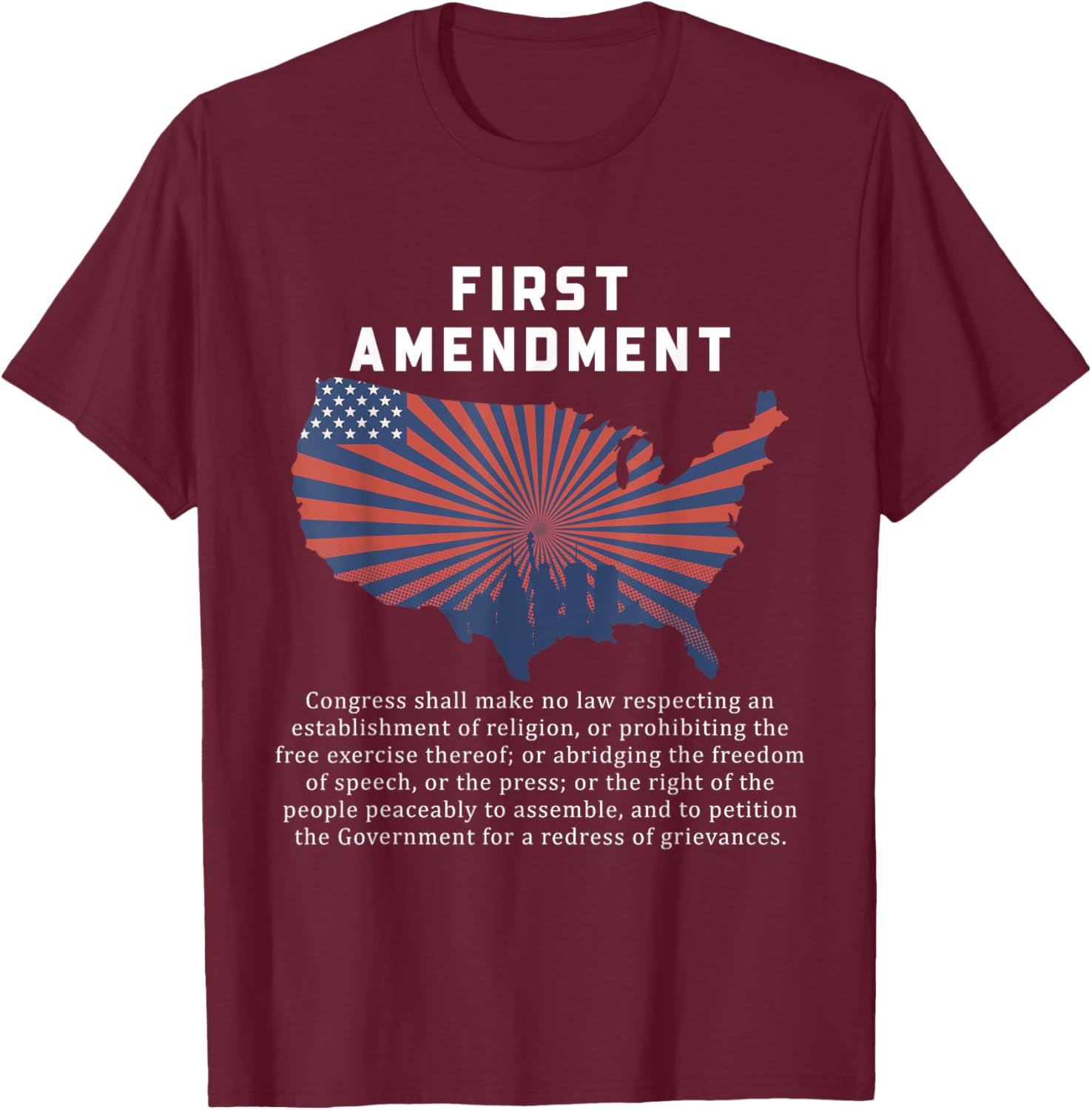 1St First Amendment U.S. Constitution Patriot US History