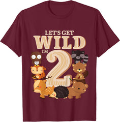 2 Year Old Woodland Animals Birthday Wild Forest 2nd Gift