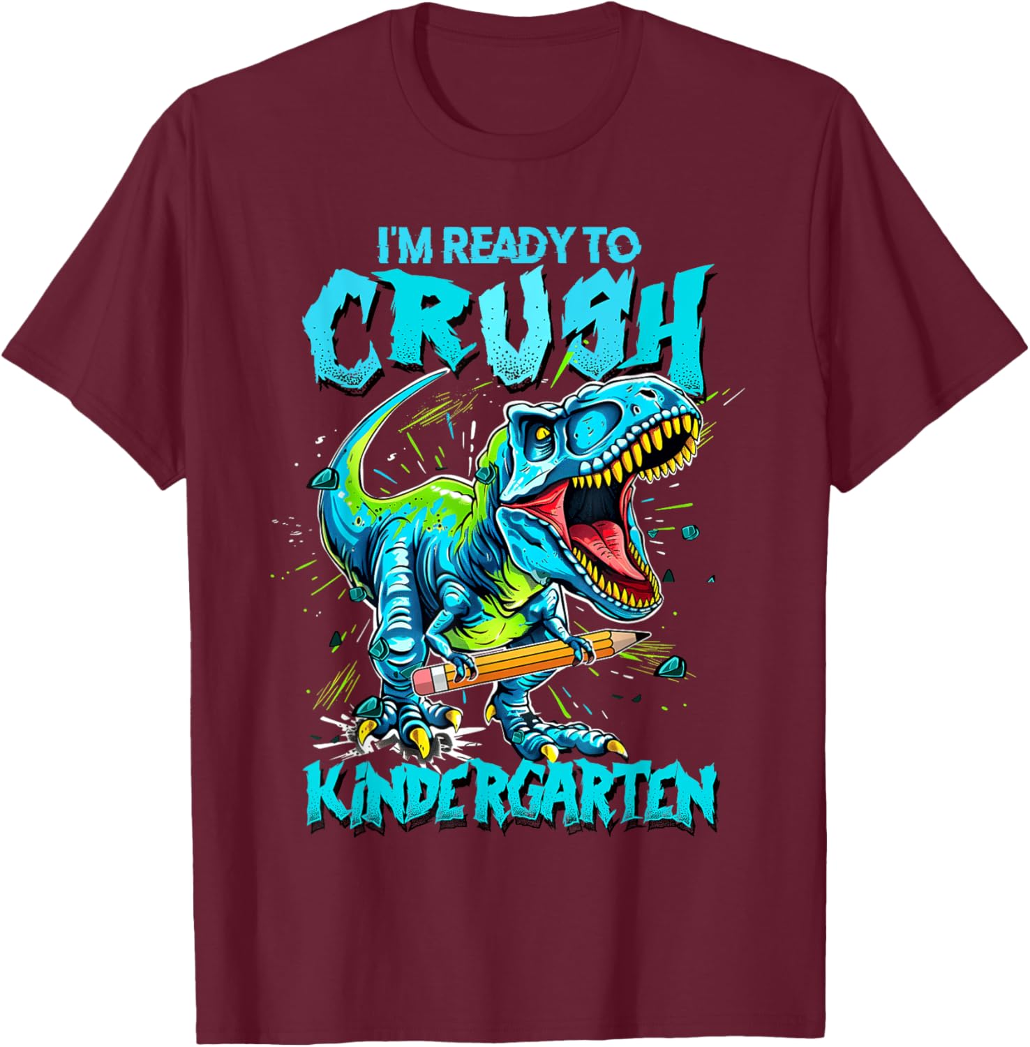 2026 I'm Ready To Crush Kindergarten Dinosaur Boys