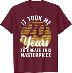 20th Birthday Men 20 Year Old Gag Turning 20 Joke