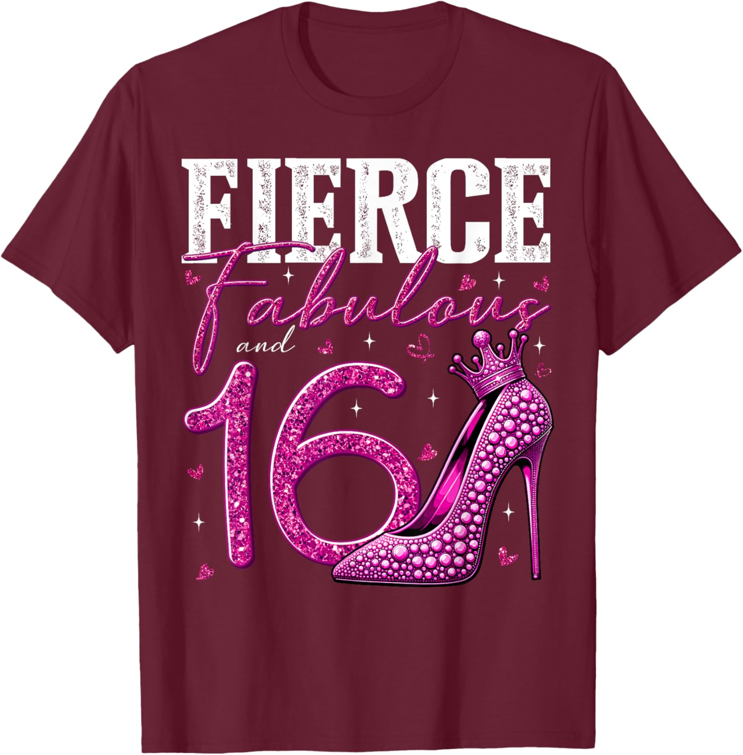 16th Birthday Fierce Fabulous and 16 Year Old Gifts Heels