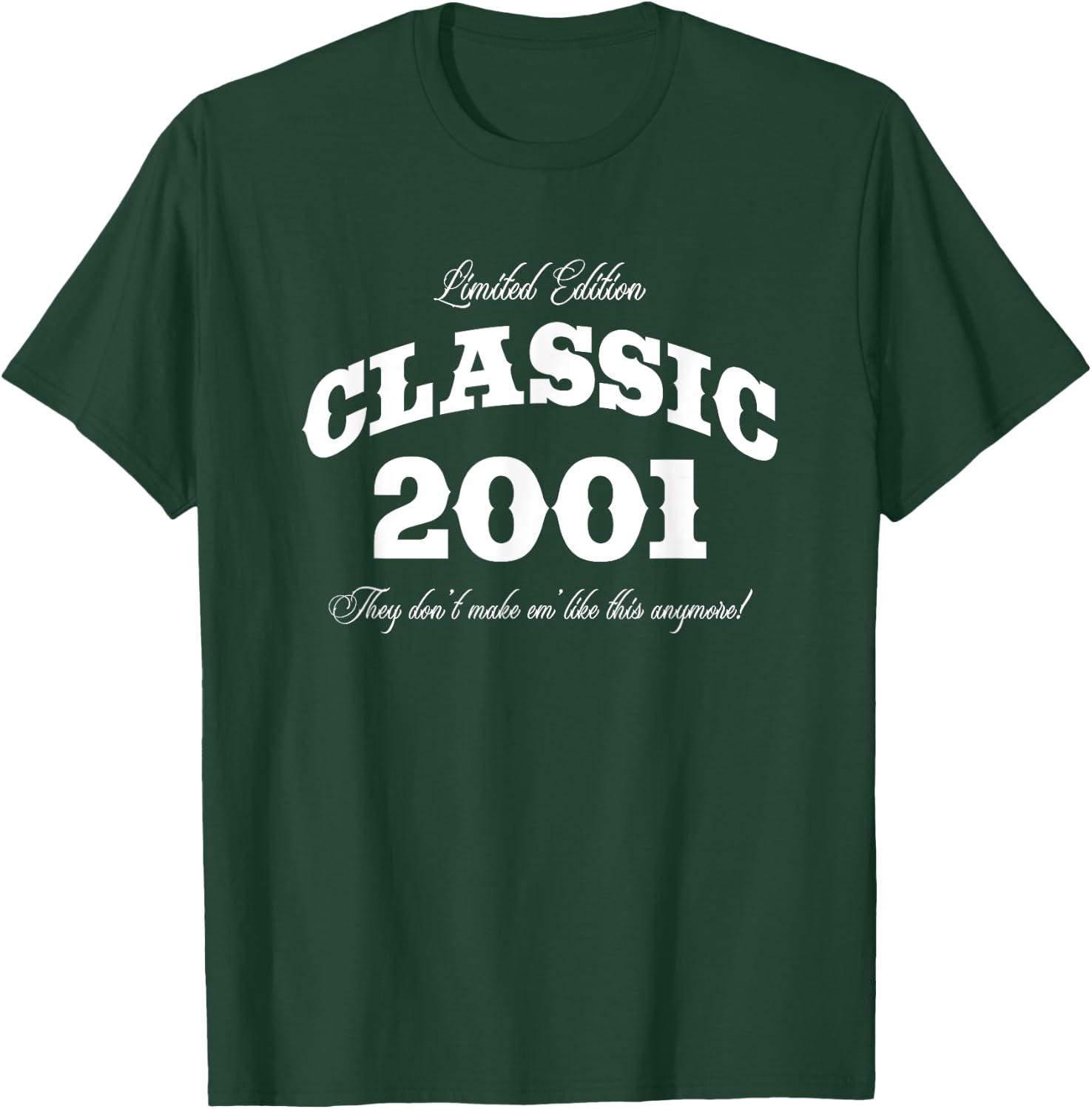24 Year Old Vintage Classic Car 2001 24th Birthday