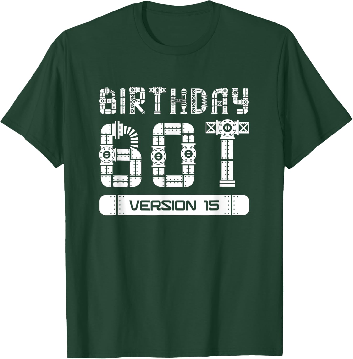 15 Year Old 15th Birthday Bot Version 15 | Robot Birthday