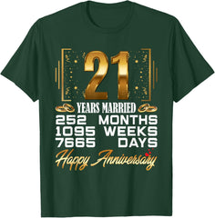 21 Years Married - Funny 21st Wedding Anniversary