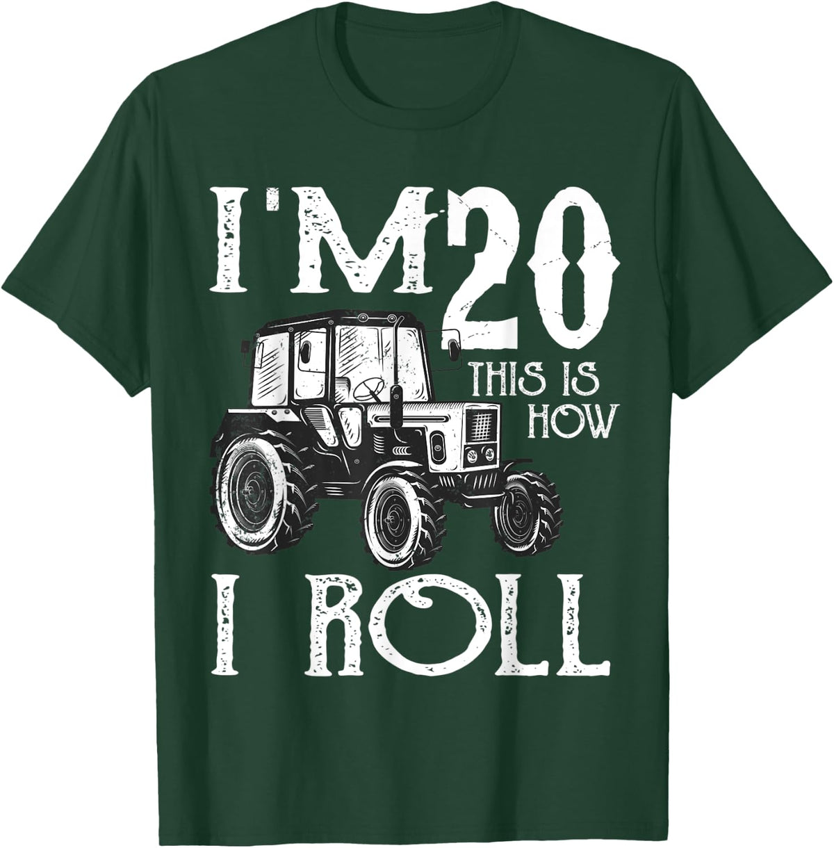 20th Birthday Tractor Farmer Rancher Funny 20 years old gift