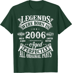 19th Birthday 19 Years Old Vintage Legends Born In 2006