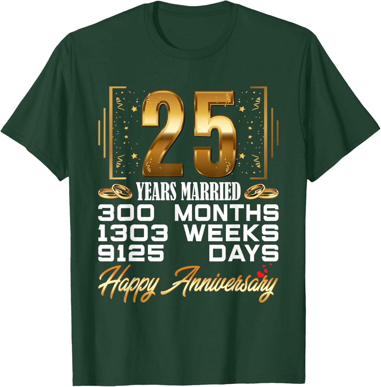 25 Years Married - Funny 25th Wedding Anniversary