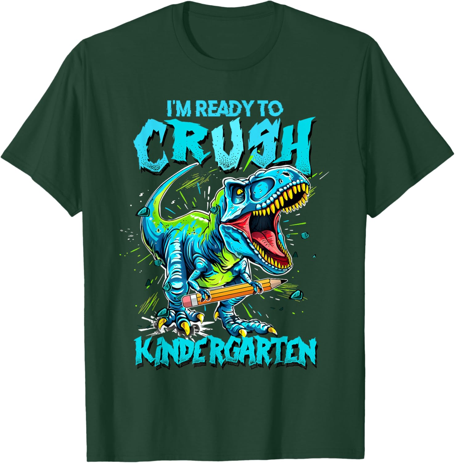 2026 I'm Ready To Crush Kindergarten Dinosaur Boys