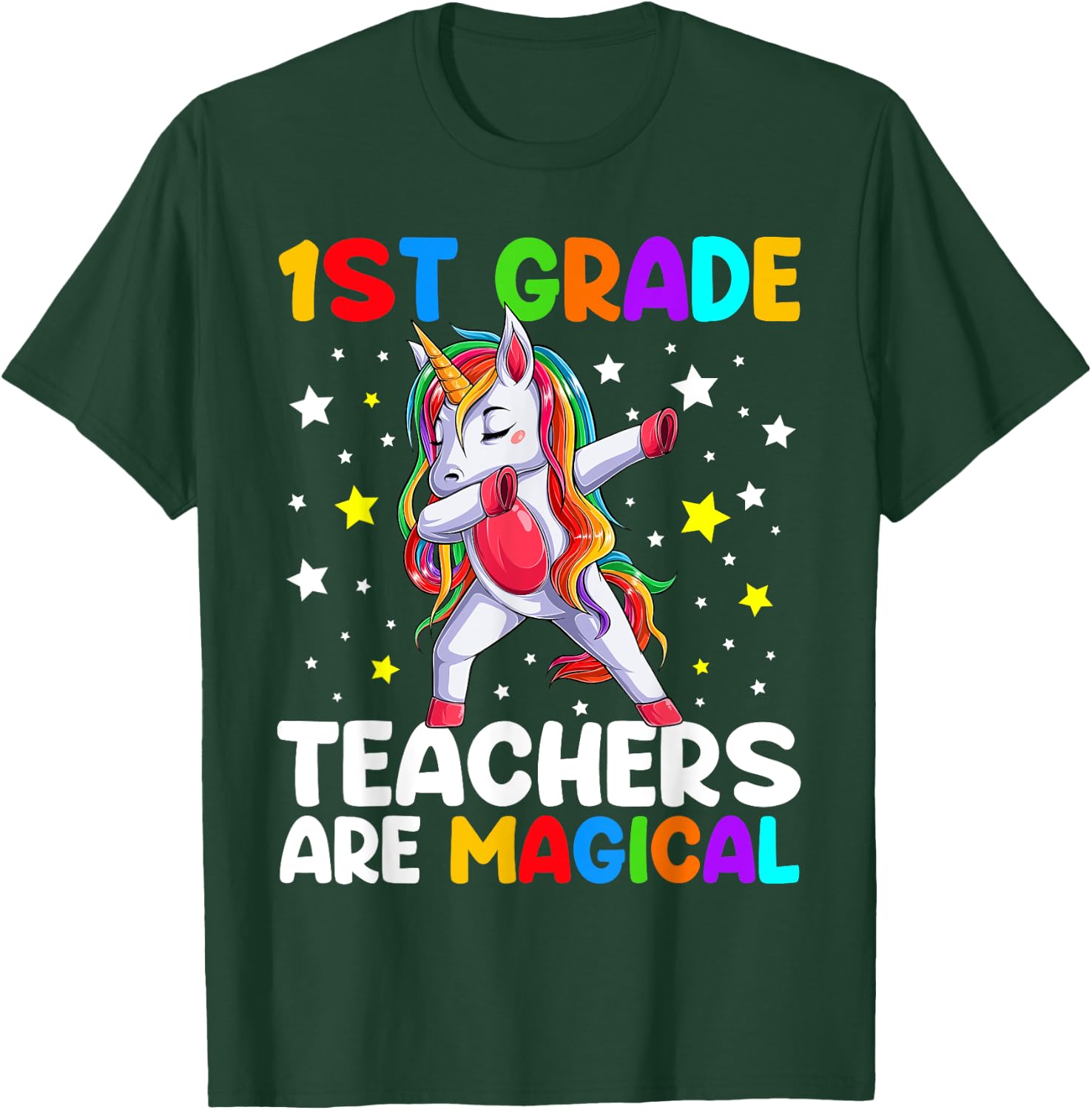 1st Grade Teachers Are Magical Unicorn Back To School Women Kids