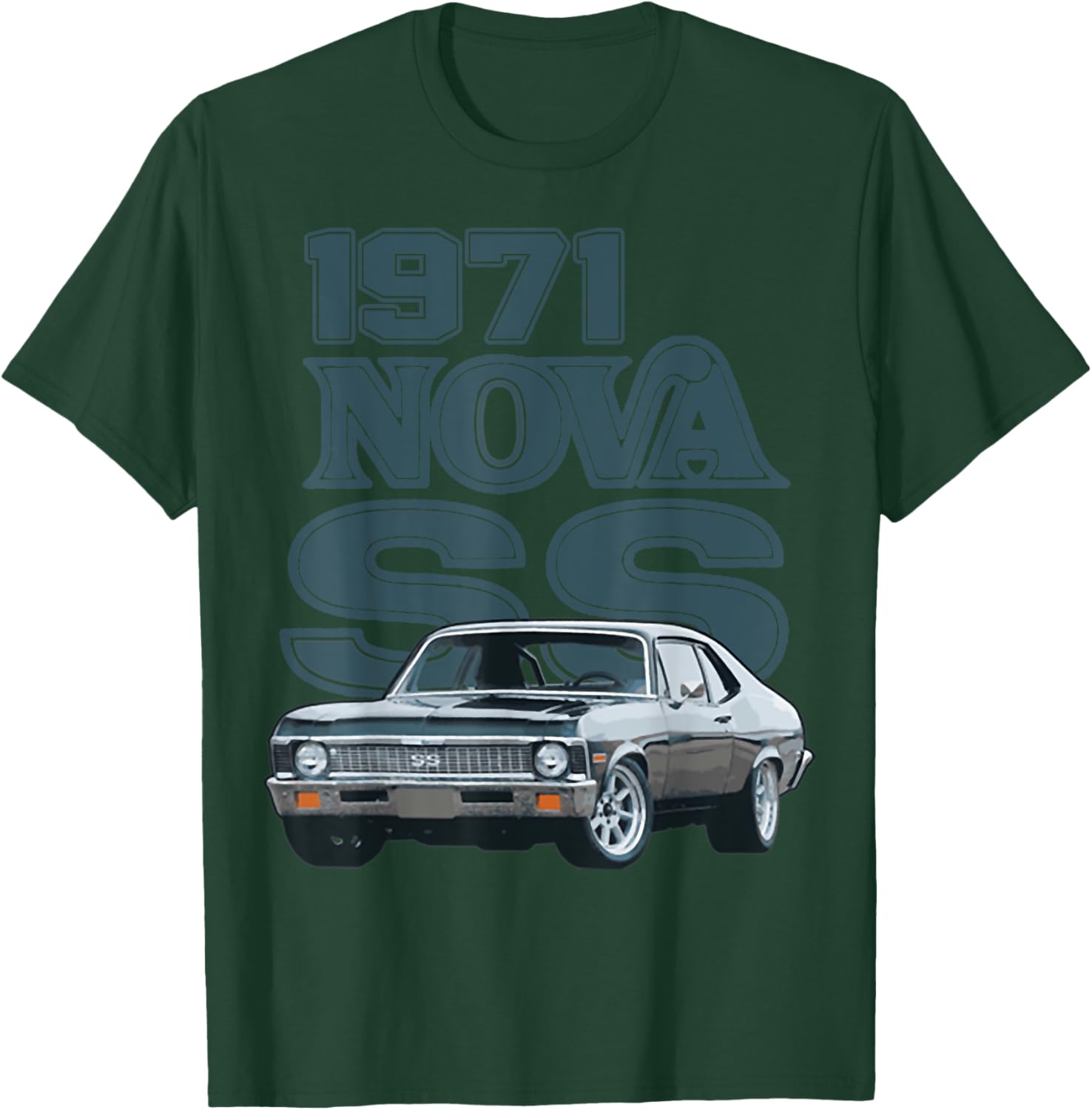 1971 71 Chevys Nova 2 Classic Car Old School Muscle Car