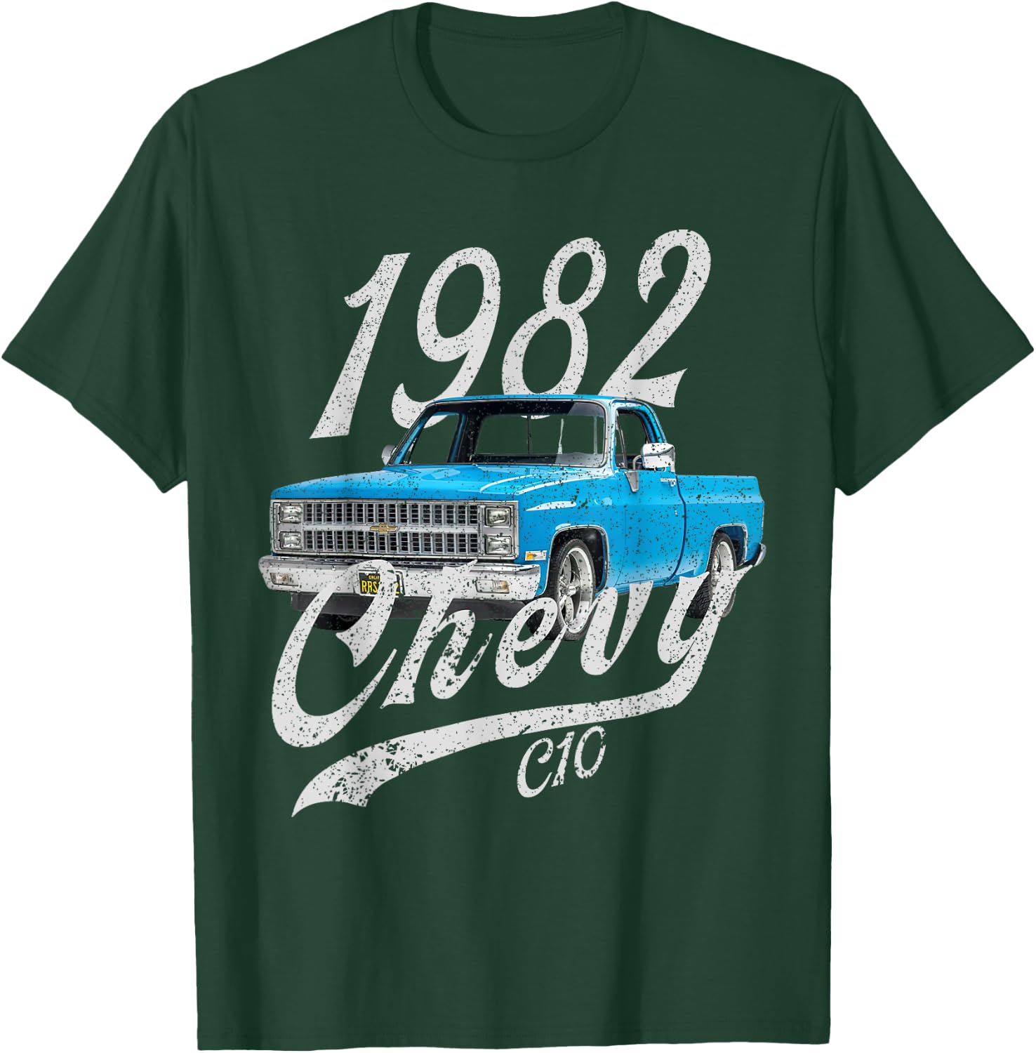 1982 Chevys C10 Pick Up Back of Rear Drawing