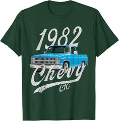 1982 Chevys C10 Pick Up Back of Rear Drawing