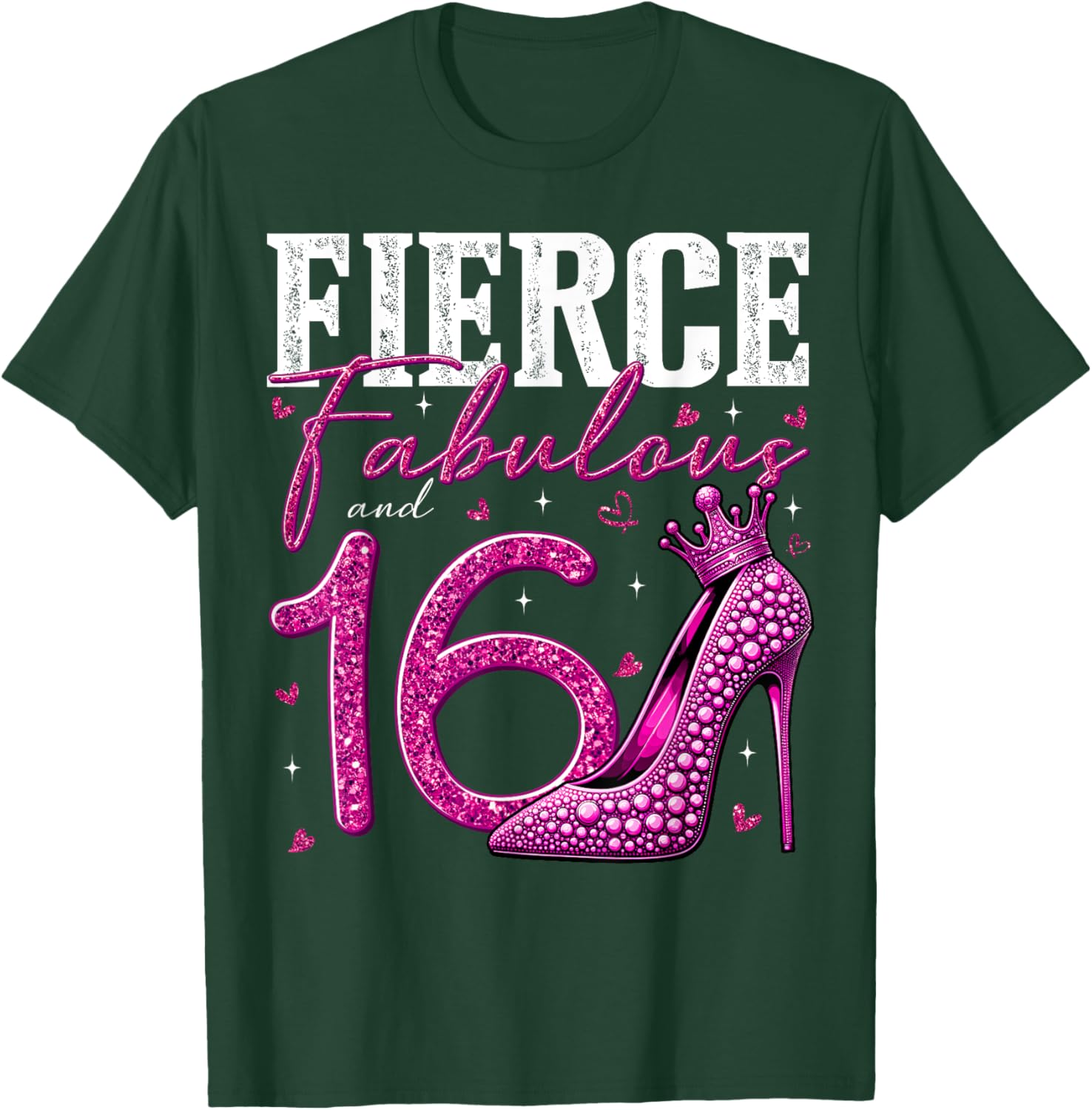 16th Birthday Fierce Fabulous and 16 Year Old Gifts Heels