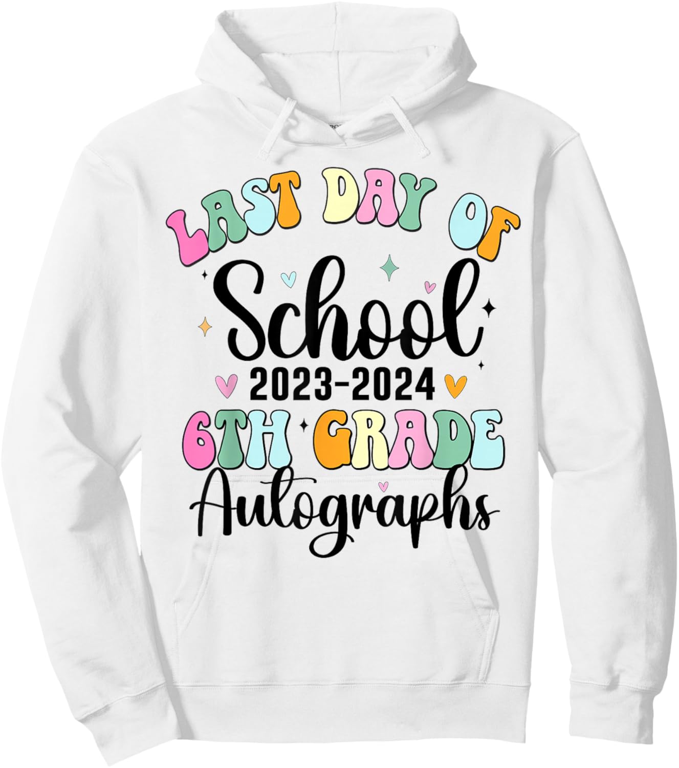 2024 Last Day of School Autograph 6th Grade Graduation Party