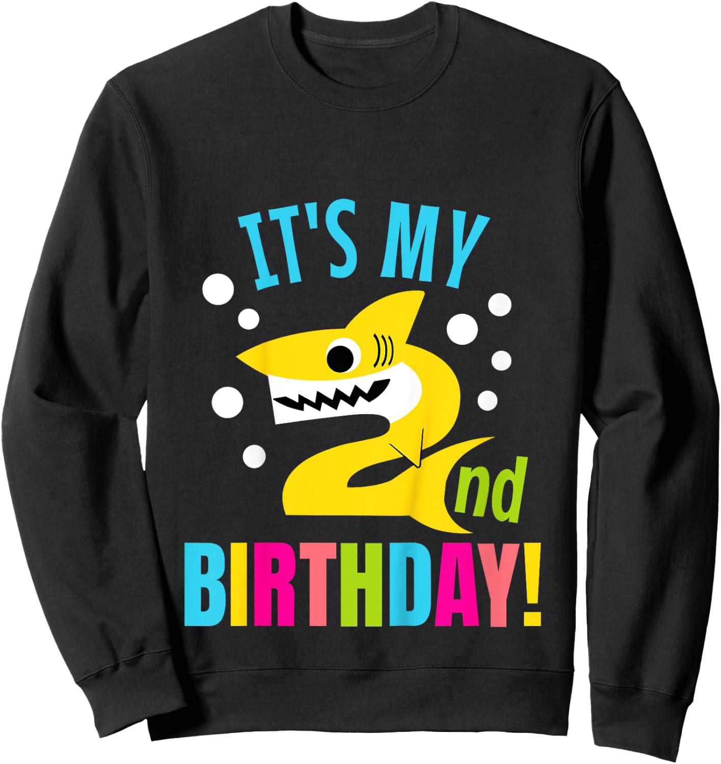 2 Year Old 2nd Shark Party Birthday Baby Gift Girls And Boys
