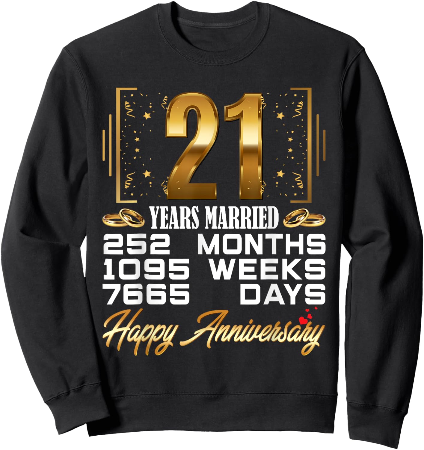 21 Years Married - Funny 21st Wedding Anniversary