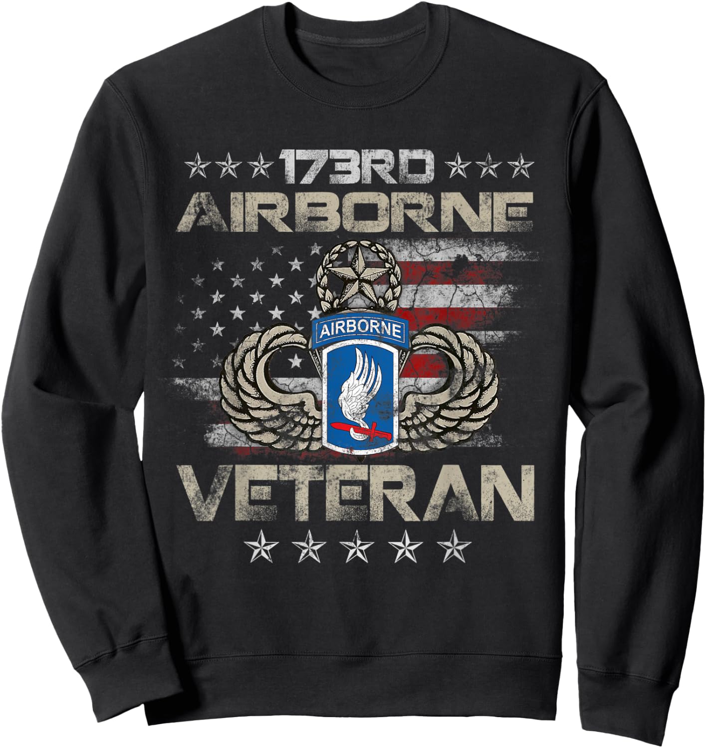 173rd Airborne Brigade Veteran U.S Flag Airborne Paratrooper