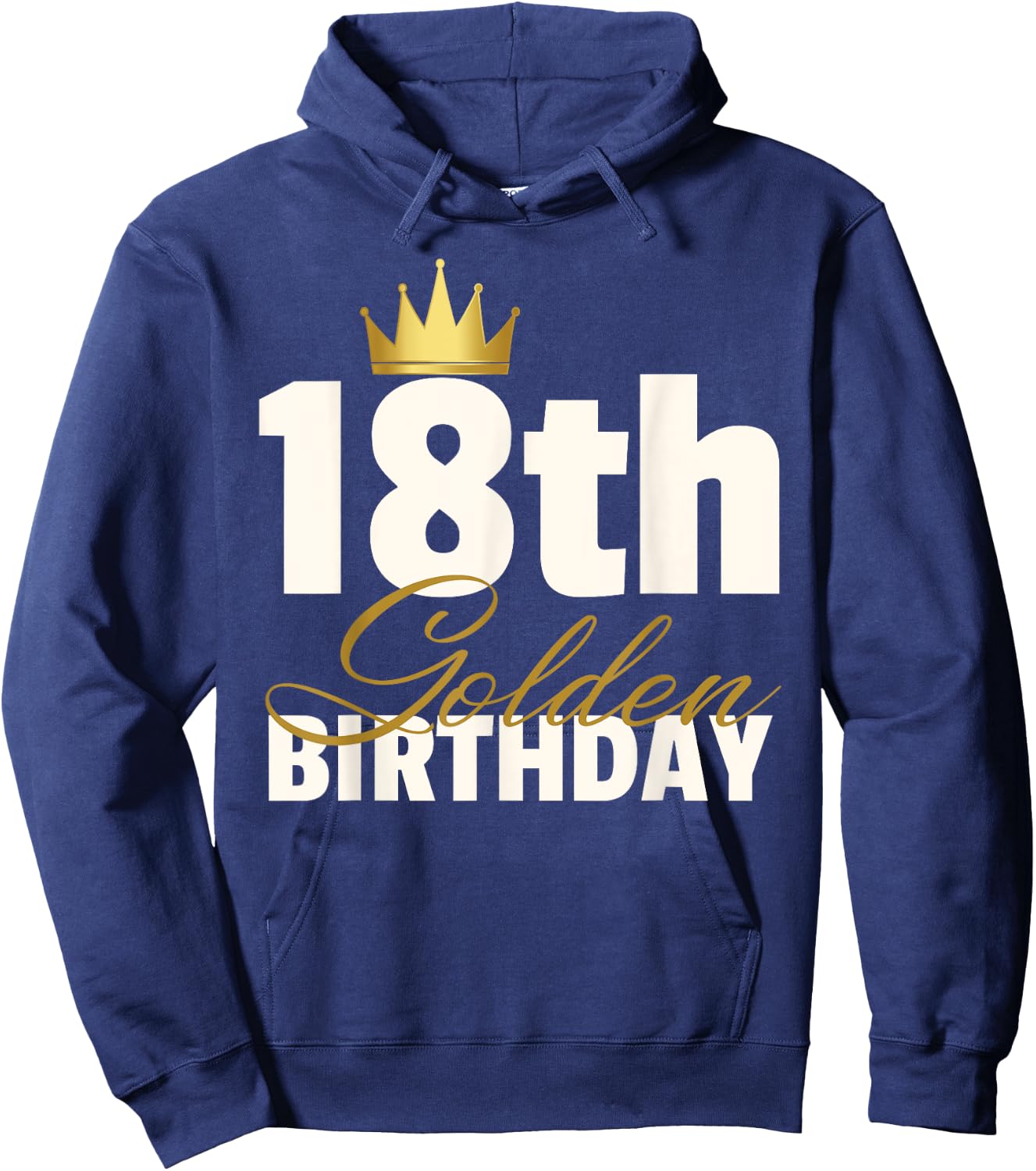 18th Golden Birthday Year Age Crown