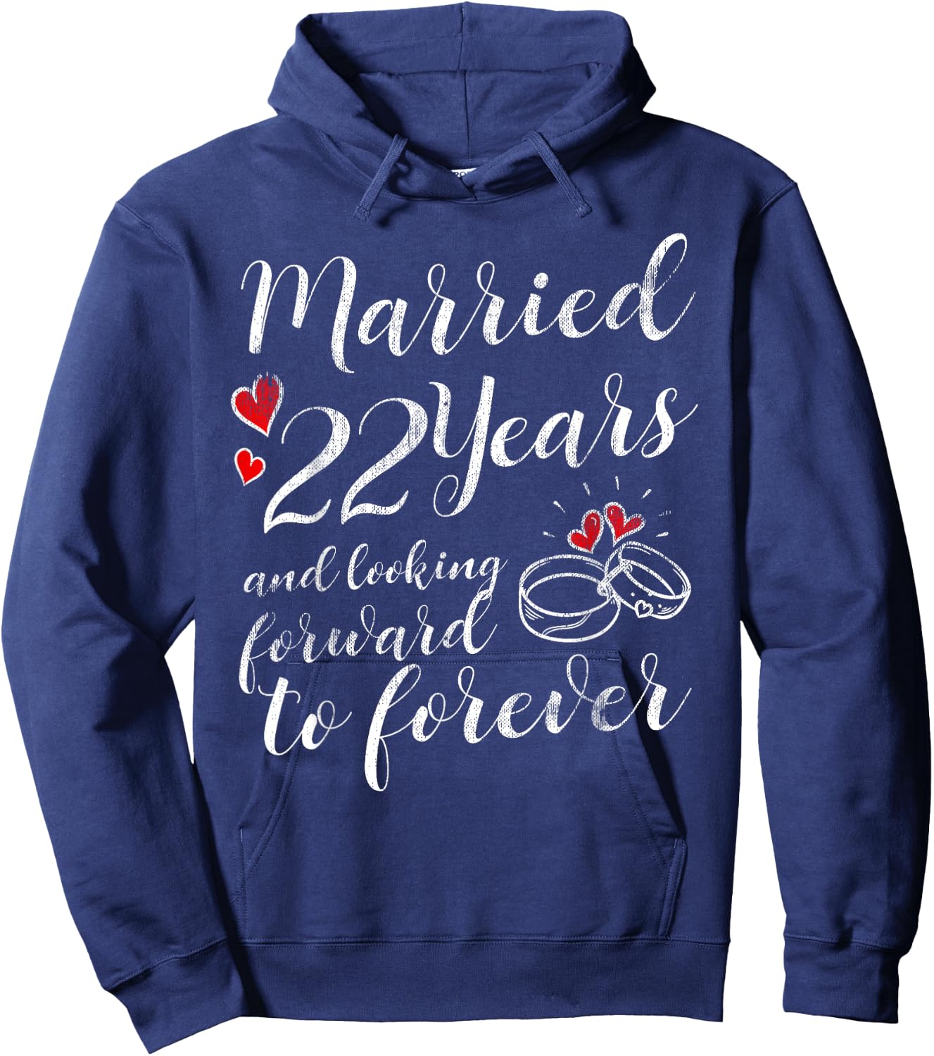22 Year Wedding Anniversary Him Her Just Married 22 Years