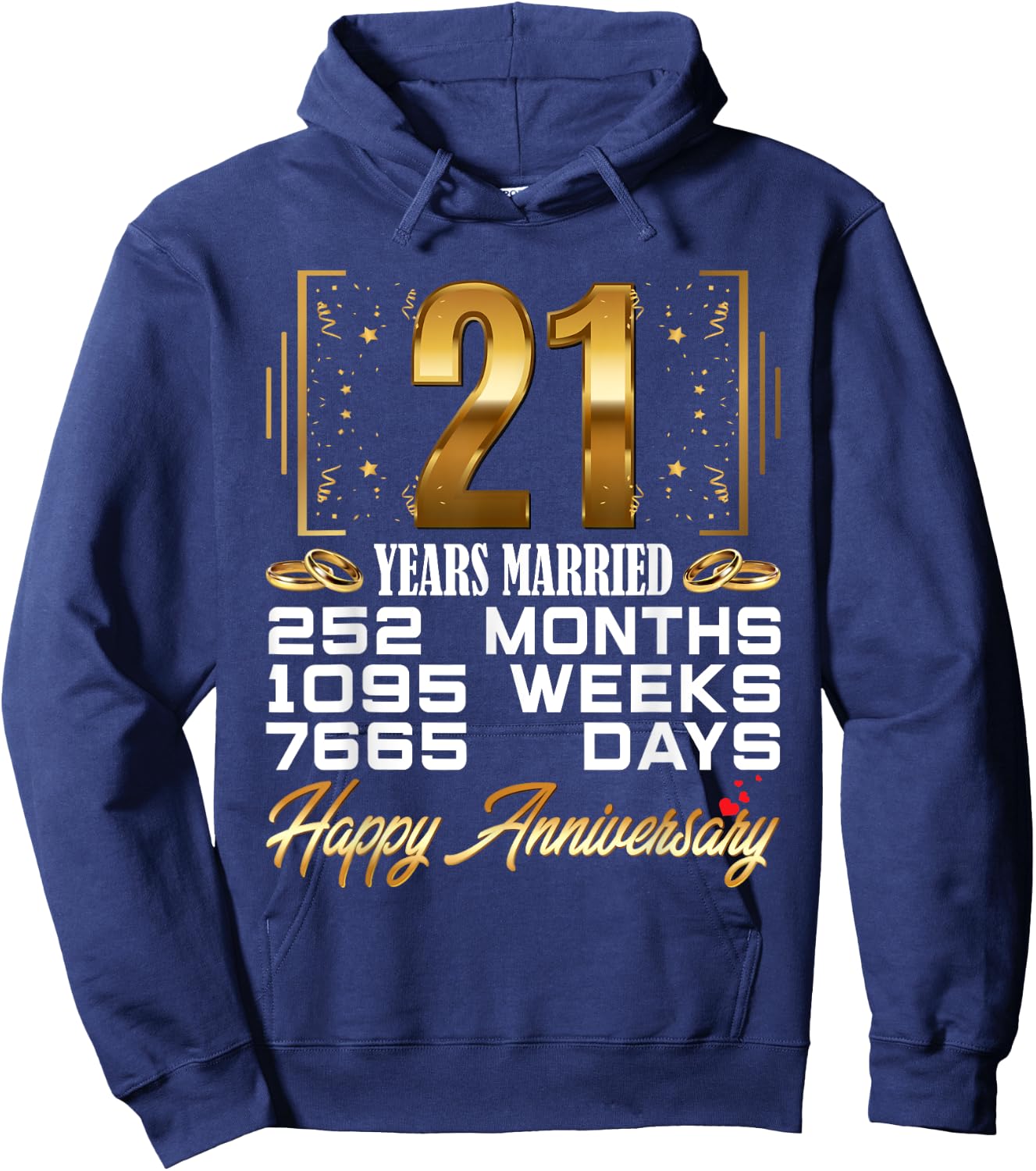 21 Years Married - Funny 21st Wedding Anniversary