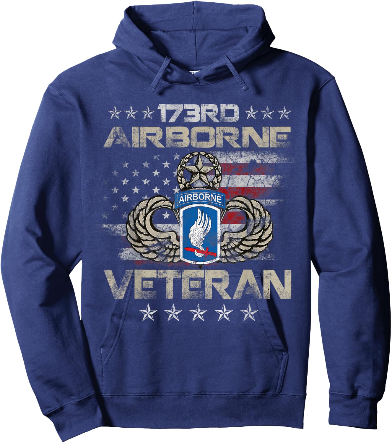 173rd Airborne Brigade Veteran U.S Flag Airborne Paratrooper