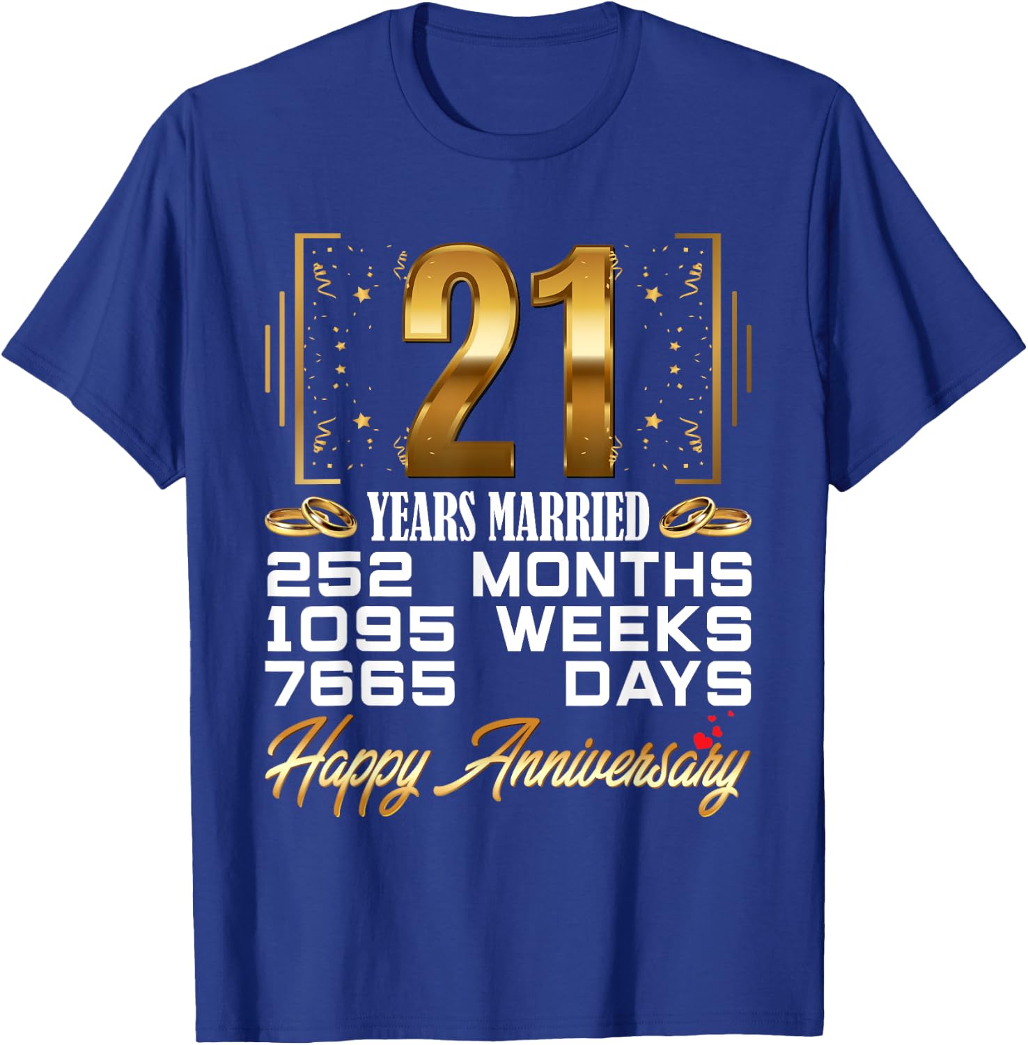 21 Years Married - Funny 21st Wedding Anniversary