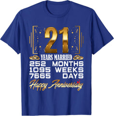 21 Years Married - Funny 21st Wedding Anniversary
