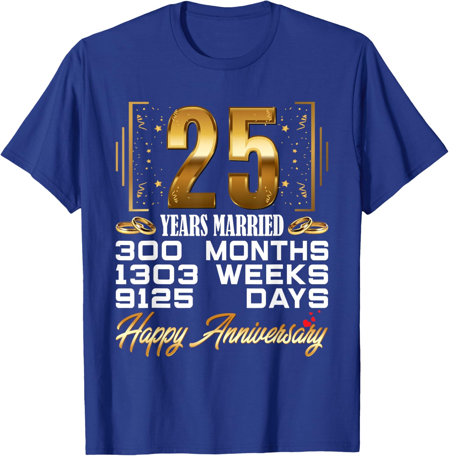 25 Years Married - Funny 25th Wedding Anniversary