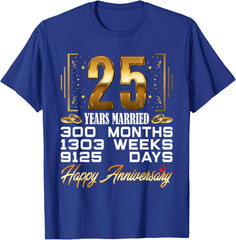 25 Years Married - Funny 25th Wedding Anniversary
