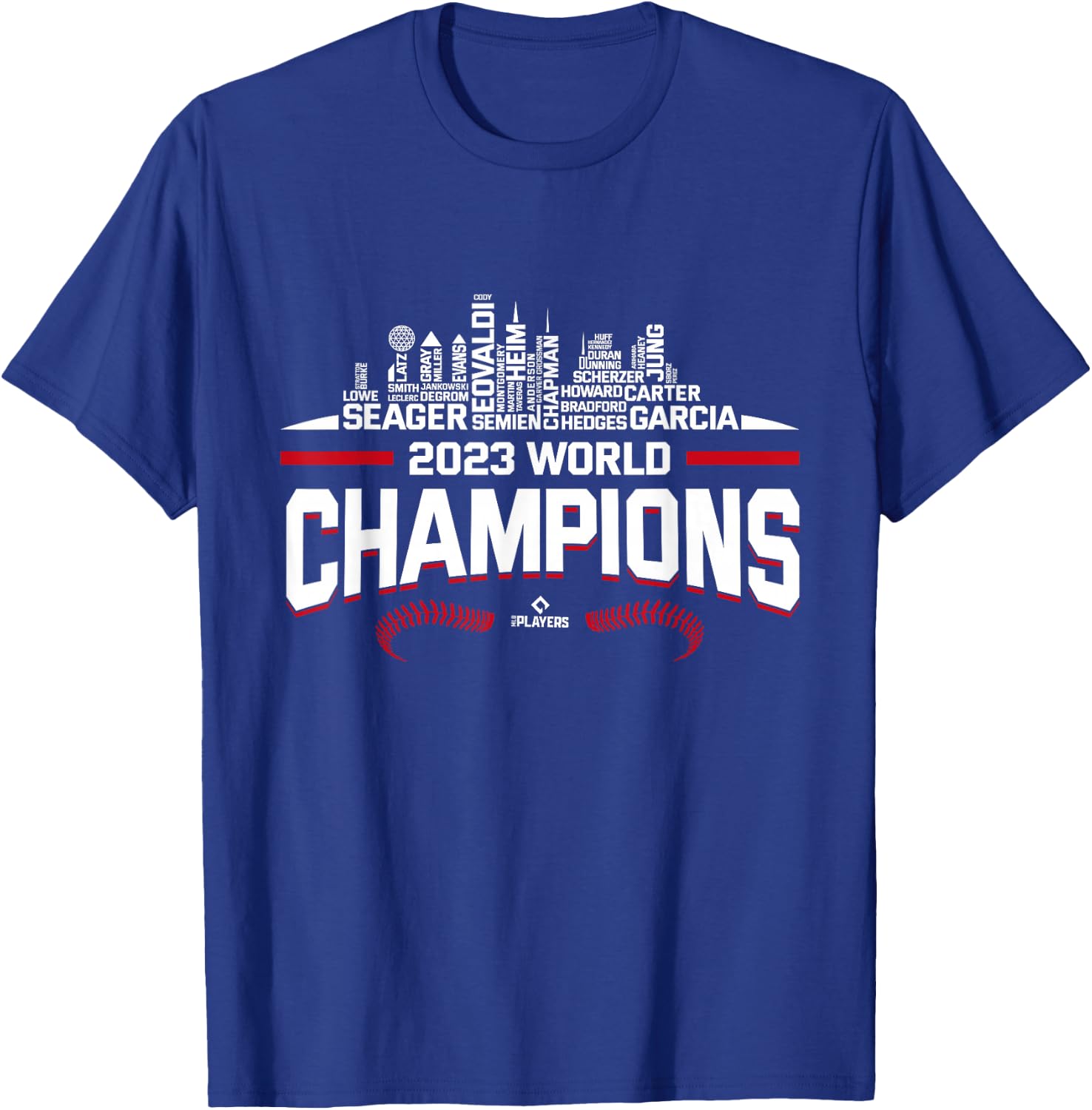 2023 World Champions Adolis Garcia Texas MLBPA