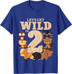 2 Year Old Woodland Animals Birthday Wild Forest 2nd Gift