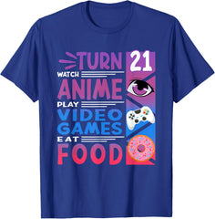 21st Birthday I Manga I Gamer I 90s Kawaii Donuts Anime