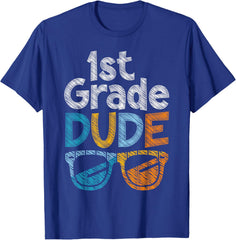 1st Grade Dude Back To School First Grade student