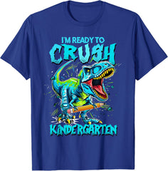 2026 I'm Ready To Crush Kindergarten Dinosaur Boys