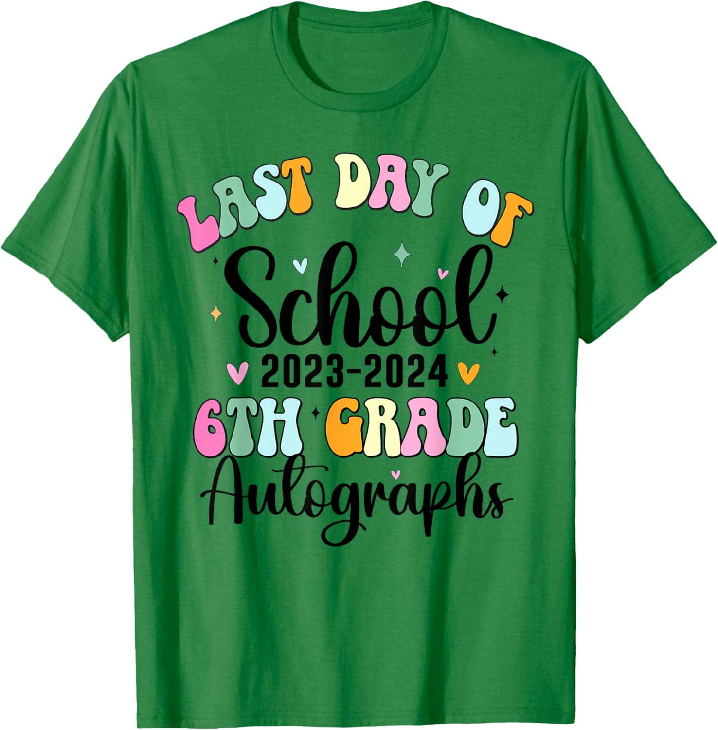 2024 Last Day of School Autograph 6th Grade Graduation Party
