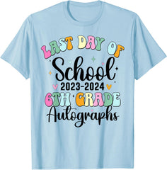 2024 Last Day of School Autograph 6th Grade Graduation Party