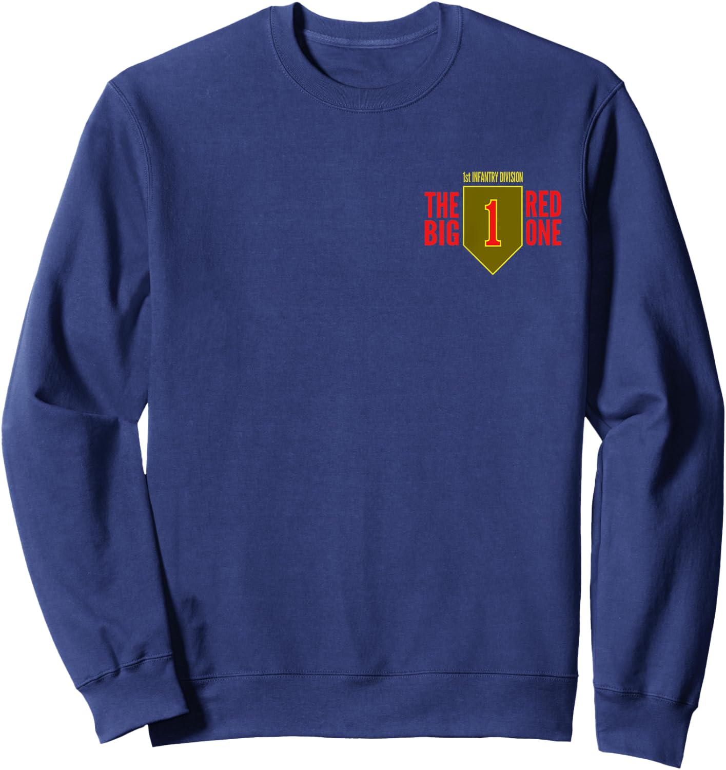 1ST INFANTRY DIVISION ARMY Black Men's Classic Fit Modern Military Theme