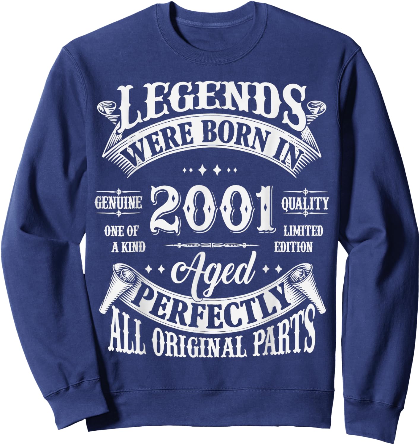 24th Birthday 24 Years Old Vintage Legends Born In 2001