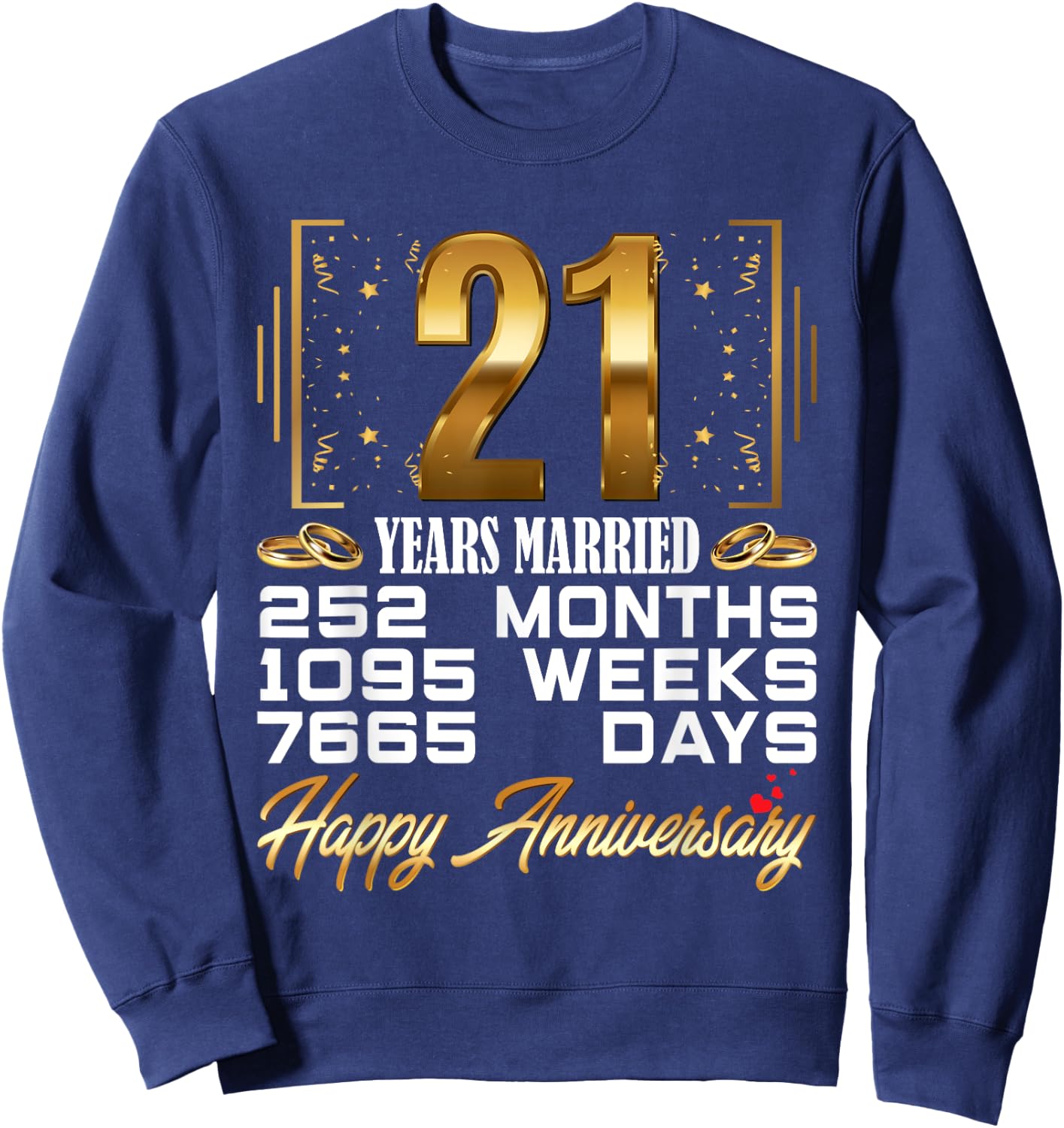 21 Years Married - Funny 21st Wedding Anniversary