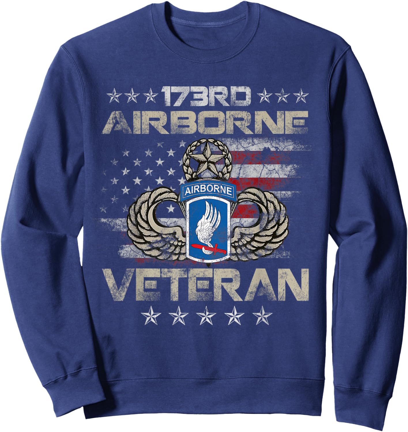 173rd Airborne Brigade Veteran U.S Flag Airborne Paratrooper