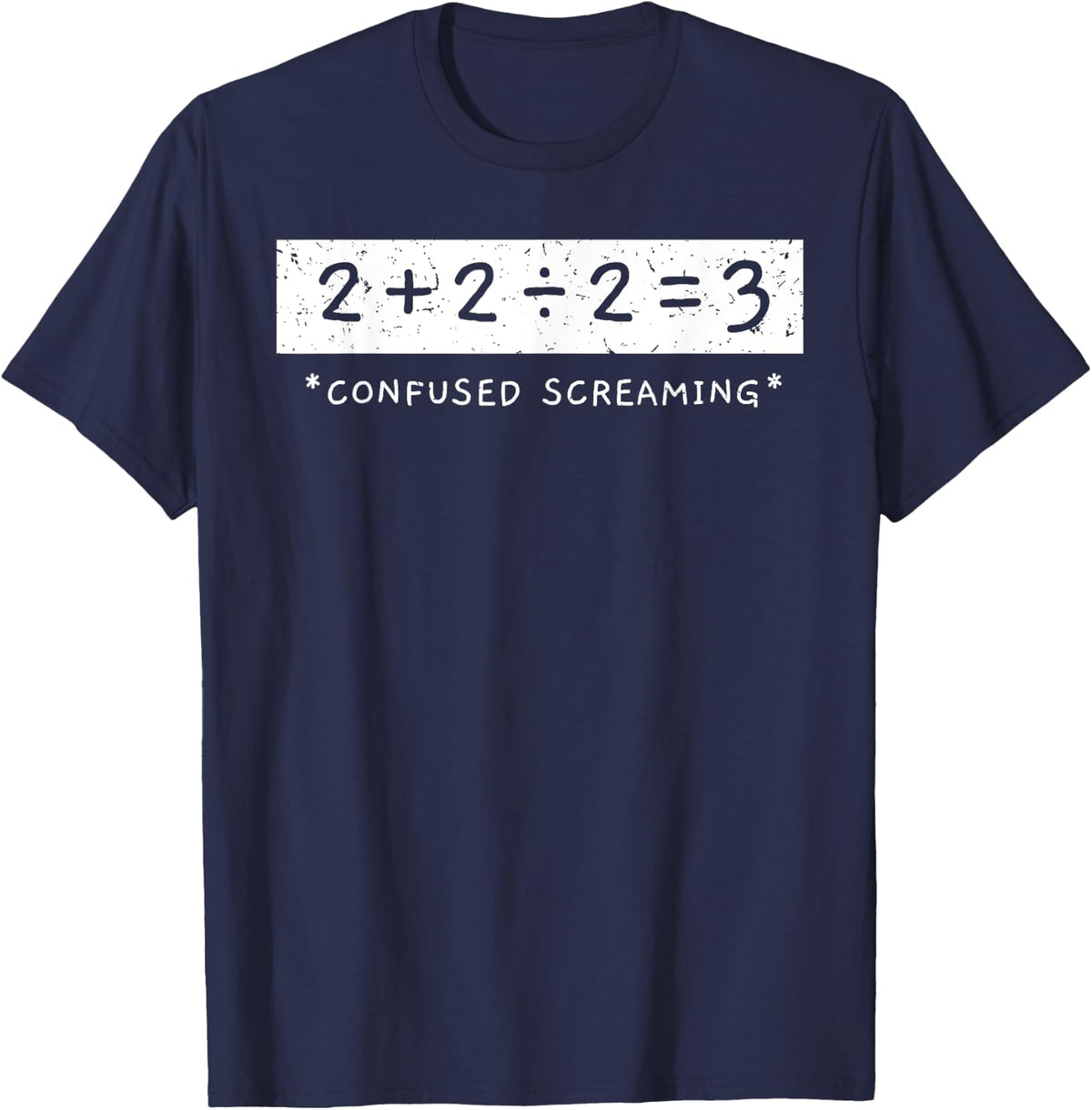 2+2¡Â2=3 Confused Screaming Math Addition Division Math