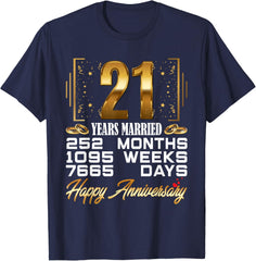 21 Years Married - Funny 21st Wedding Anniversary