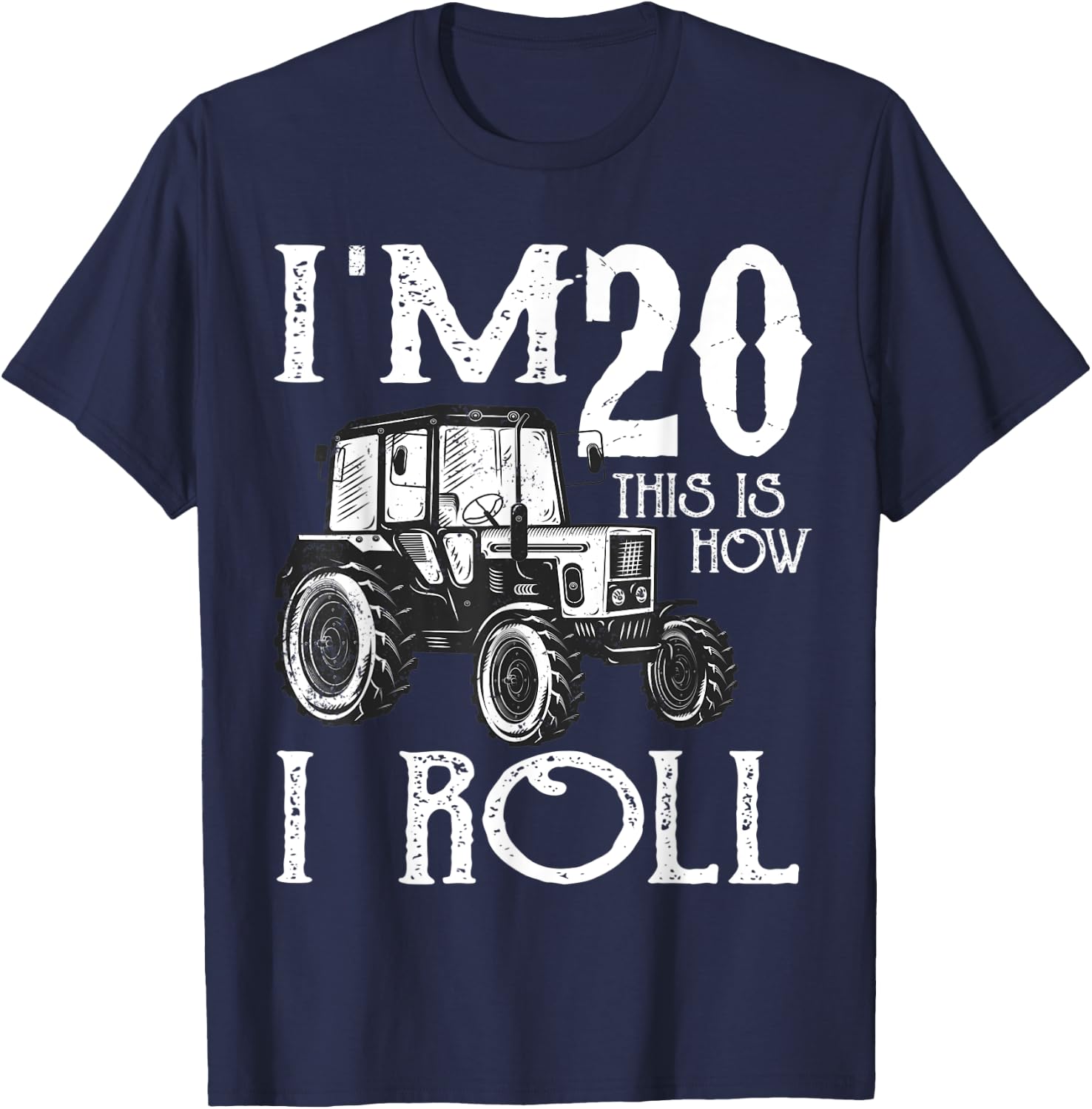 20th Birthday Tractor Farmer Rancher Funny 20 years old gift