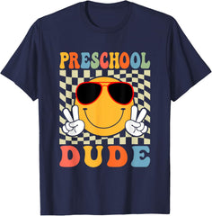 1st Day First Day of Preschool Dude Back To School Boys