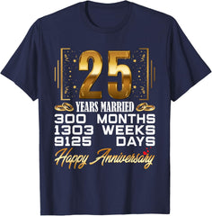 25 Years Married - Funny 25th Wedding Anniversary