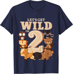 2 Year Old Woodland Animals Birthday Wild Forest 2nd Gift