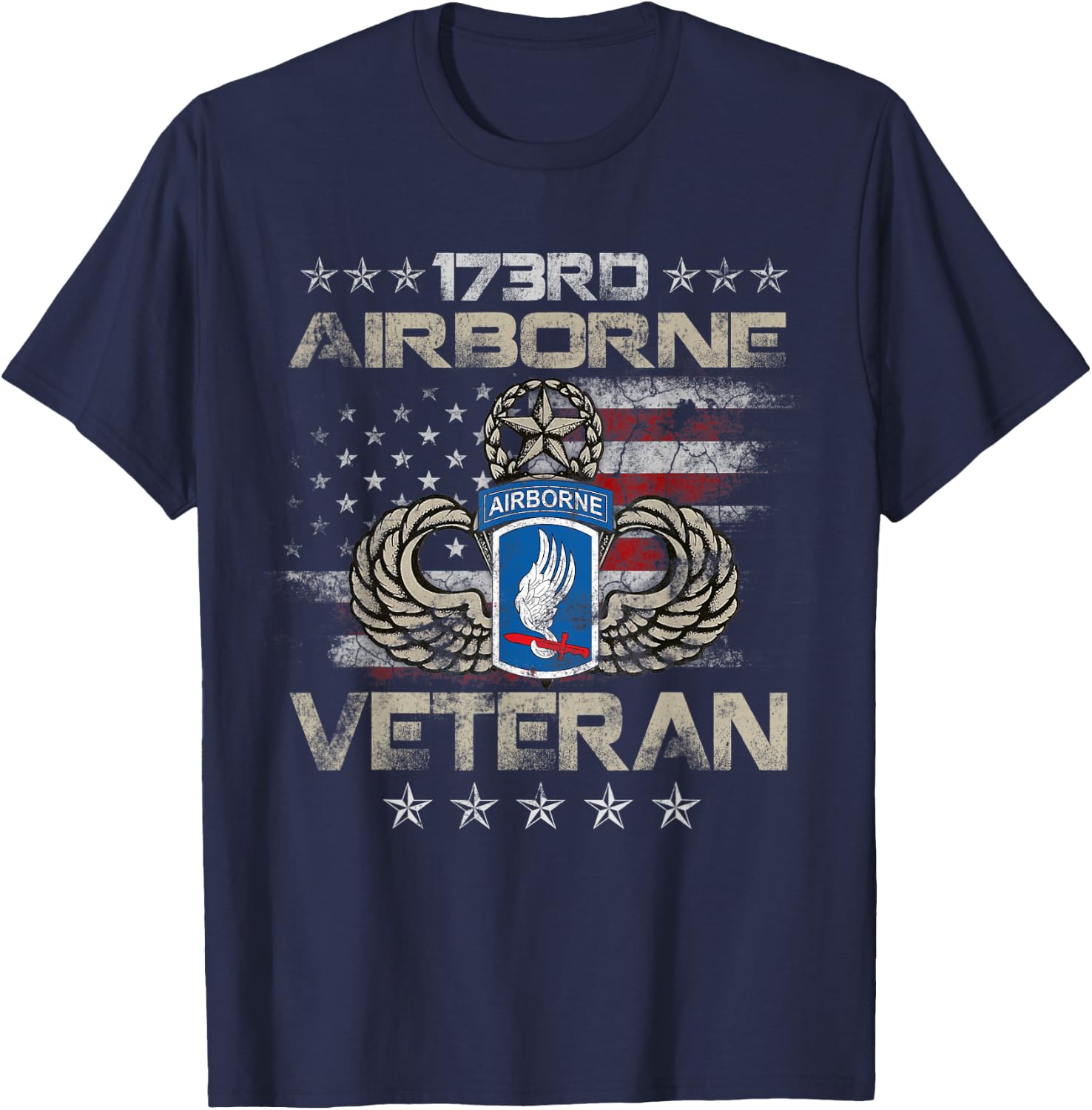 173rd Airborne Brigade Veteran U.S Flag Airborne Paratrooper