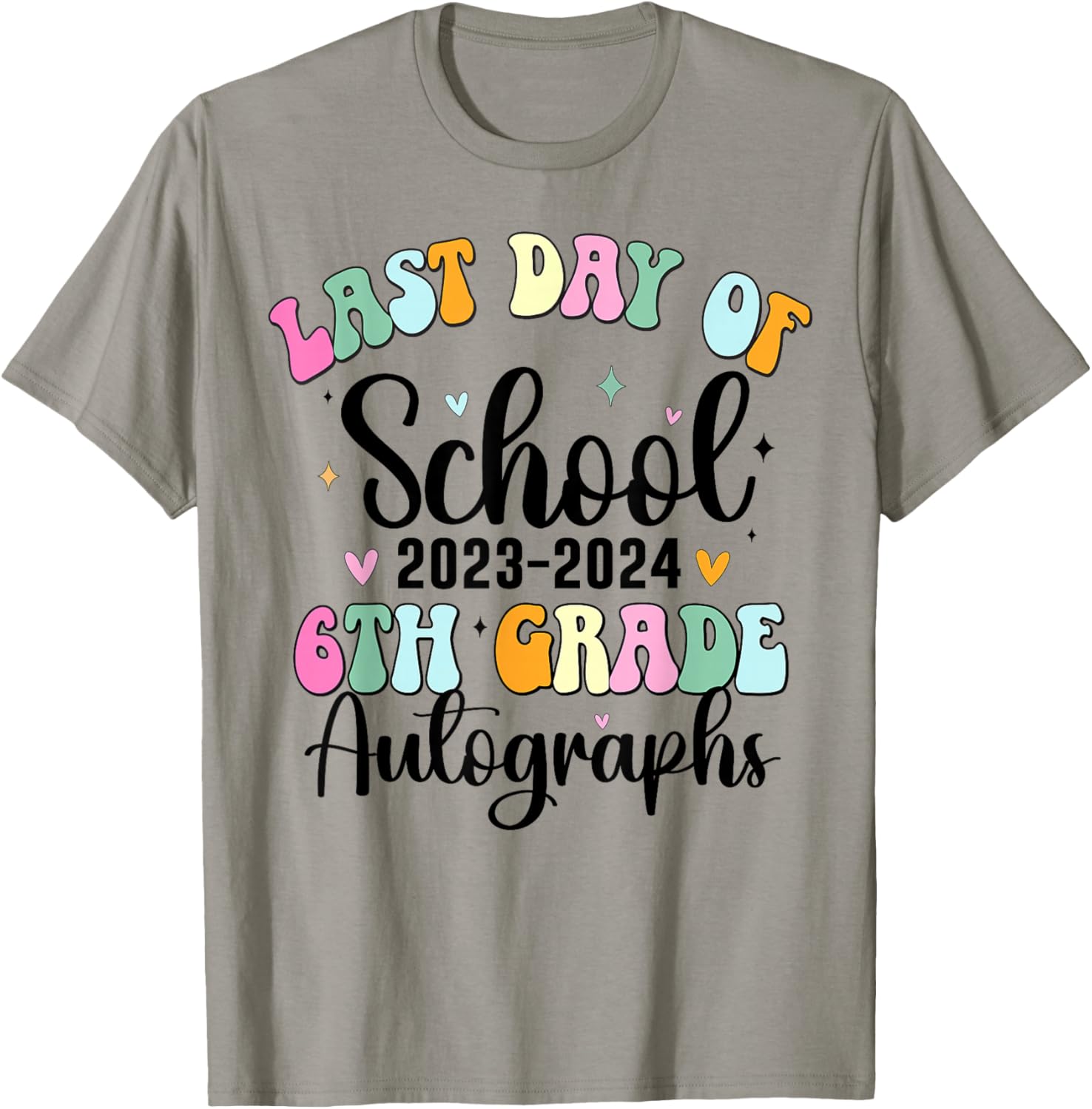 2024 Last Day of School Autograph 6th Grade Graduation Party