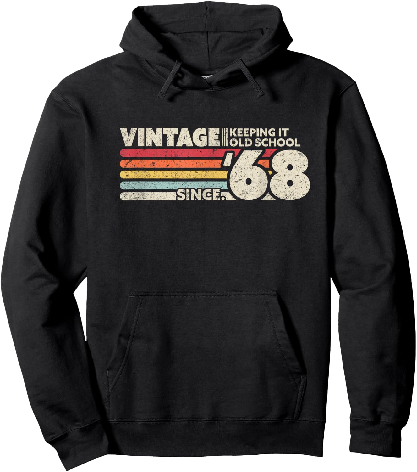 1968 Vintage, Keeping It Old School Since '68 Retro Birthday